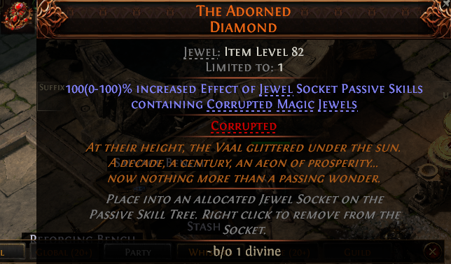 The Adorned Diamond
